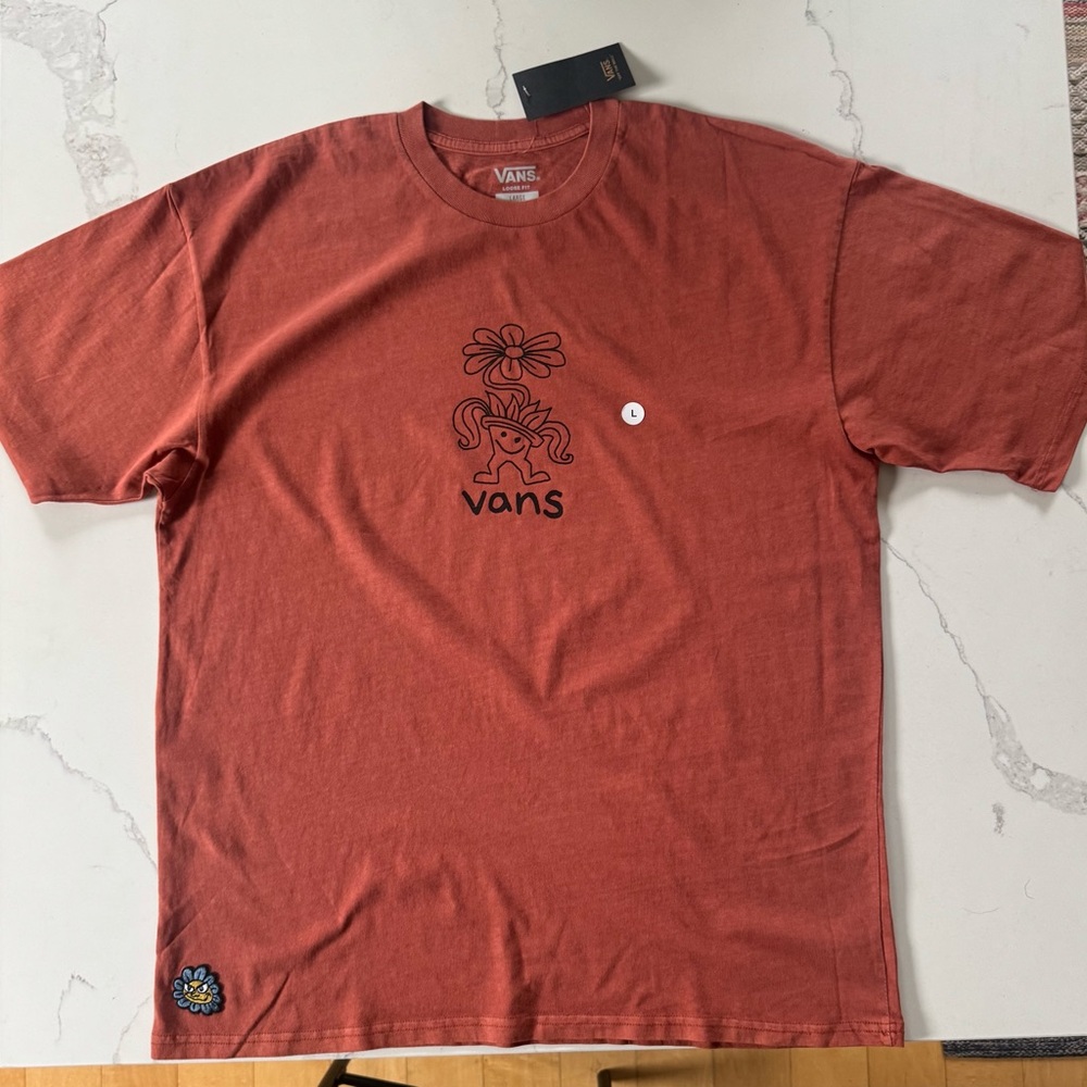 Vans Easy Plant Autumn Leaf T-Shirt - NWT